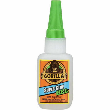 Gorilla Super Glue Gel: Clear 0.53 oz - Strong Adhesive Bond