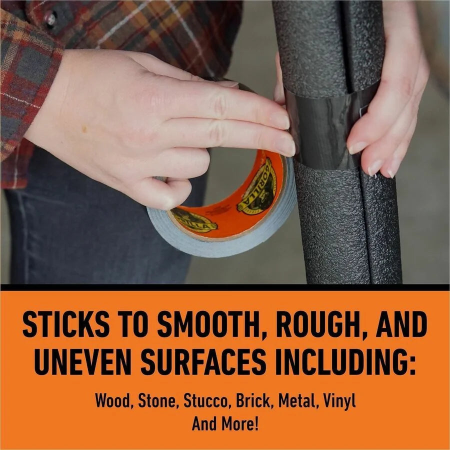 Gorilla Tape: 10 yd x 1.88’’ Black - Heavy-Duty Adhesive Tape - Duct