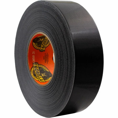 Gorilla Tape: 50 yd x 1.88’’ Black Roll - Heavy-Duty Adhesive - Duct Tape