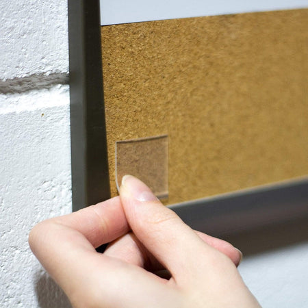 Gorilla Tough & Clear Mounting Squares - 1’’ Length x Width - 24 / Pack - Tape Putty