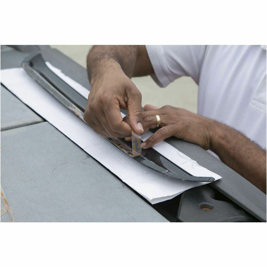 Gorilla Tough & Clear Mounting Tape - 12.50 ft Length x 1’’ Width - 1 Each - Putty