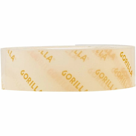 Gorilla Tough & Clear Mounting Tape - 12.50 ft x 1’’ - 1 Pack - Putty