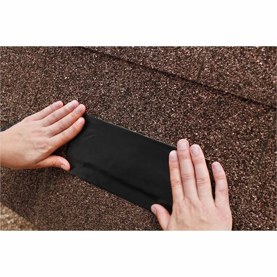 Gorilla Waterproof Patch & Seal Tape - 10 ft x 4’’ - Black - 1 Roll - Packing Dispensers