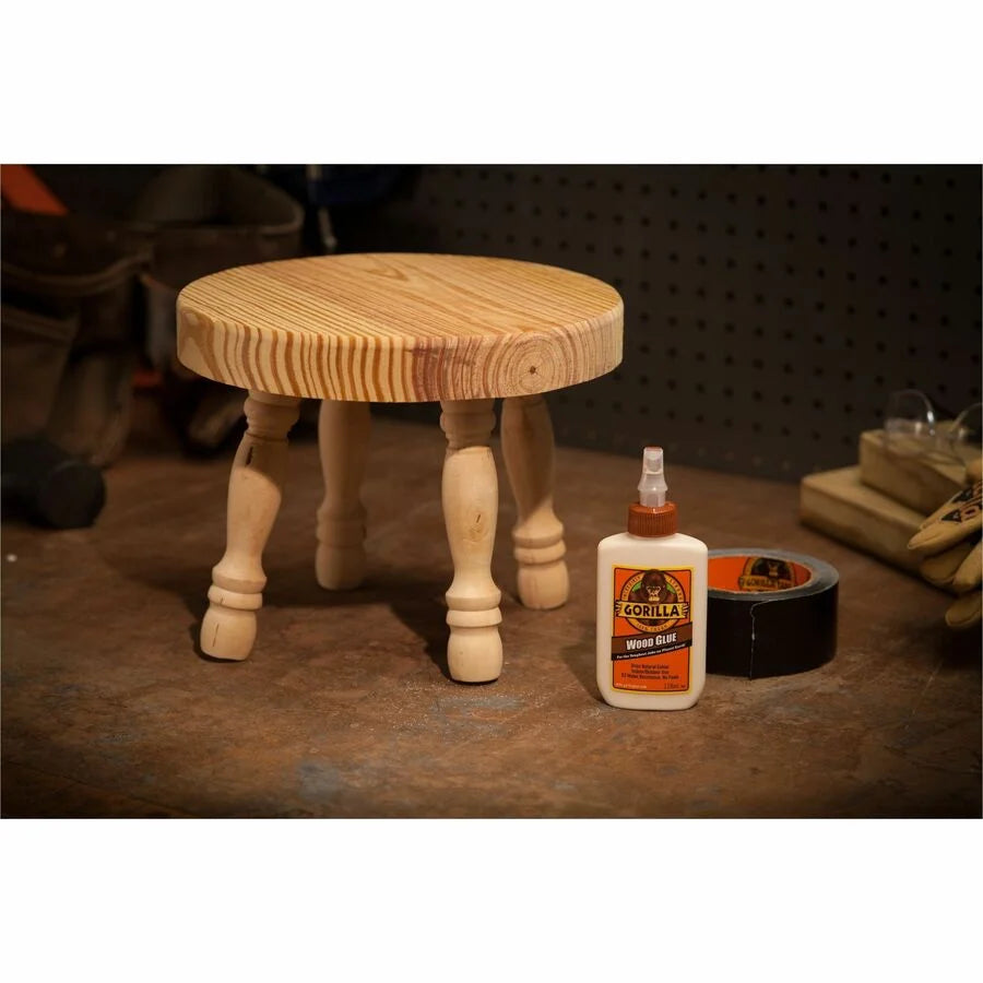 Gorilla Wood Glue: 4 oz Off White - Strong Bond for Woodworking - All-Purpose Glue