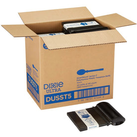GP Pro Dixie Ultra Smartstock Series-T Teaspoon Refill - 40 x - Disposable - Black - 960 / Carton - Cutlery