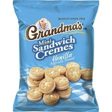Grandma’s Vanilla Mini Cookie Cremes - 2.12 oz - 60 / Carton - Sweets