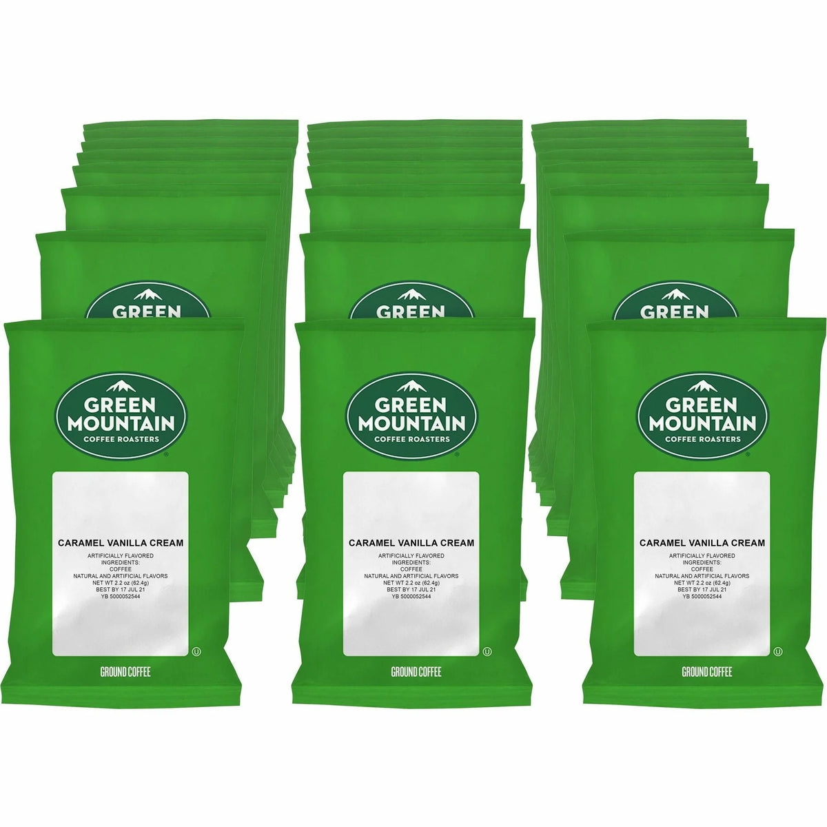 Green Mountain Coffee Roasters® Caramel Vanilla Cream - Light - 2.2 oz - Brown Sugar Buttery