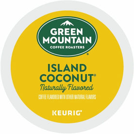 Green Mountain Coffee K-Cup Pod Island Coconut Keurig Single-Serve Pods Light Roast 24 Count