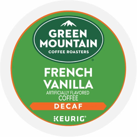 Green Mountain Coffee K-Cup Pod 24 / Pack Light for Keurig Brewer Decaf French Vanilla Kosher Decaffeinated (GMT7732)