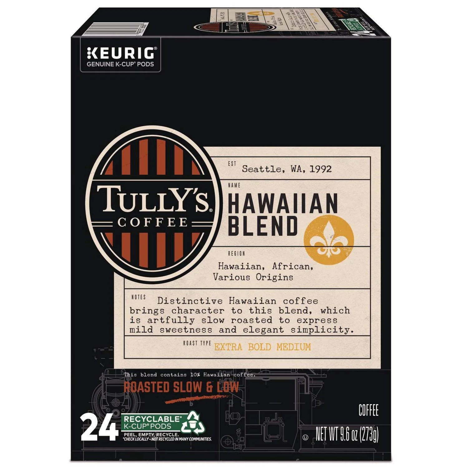 Green Mountain Coffee Hawaiian Blend K-Cups - 24 Count Box