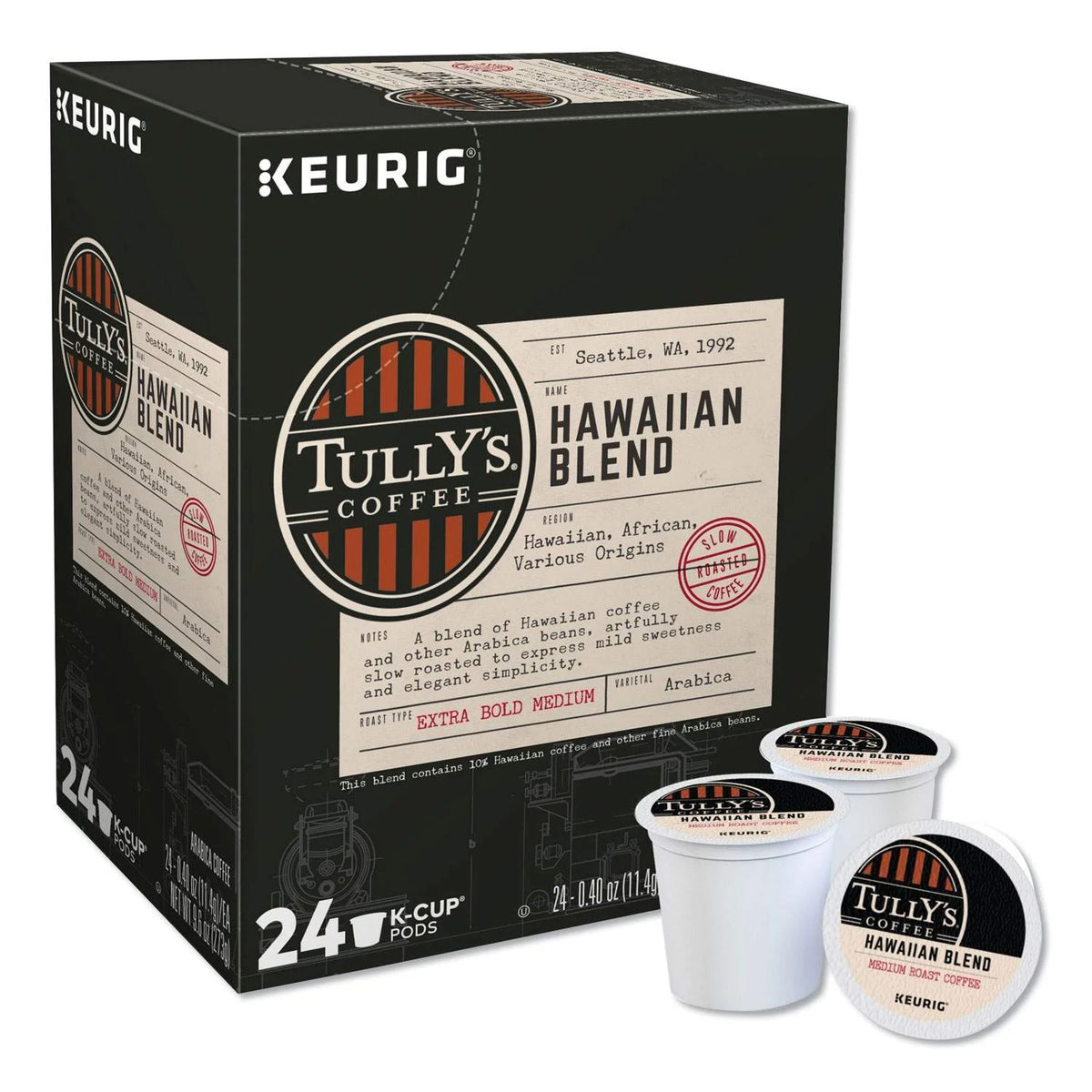 Green Mountain Coffee Hawaiian Blend K-Cups - 24 Count Box