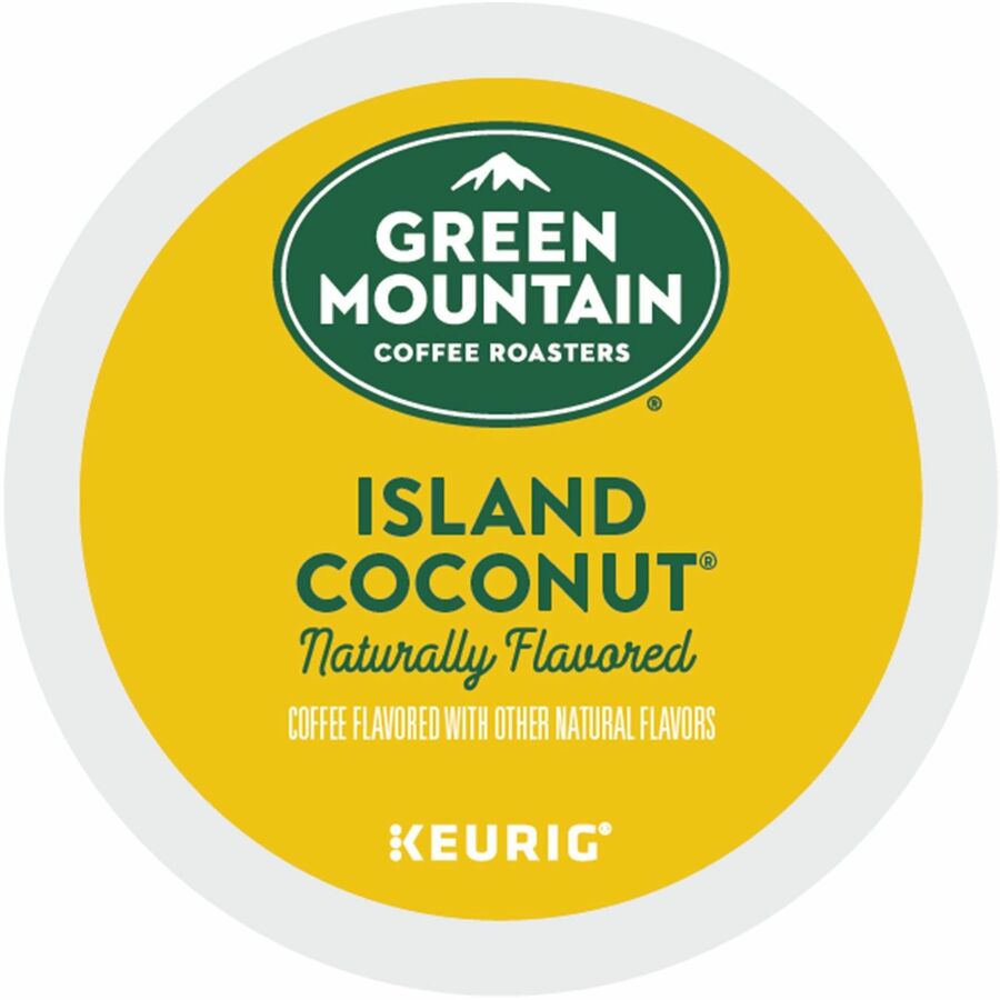 Green Mountain Coffee K-Cup Pod Island Coconut Keurig Single-Serve Pods Light Roast 24 Count