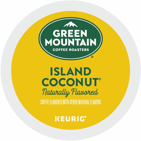 Green Mountain Coffee K-Cup Pod Island Coconut Keurig Single-Serve Pods Light Roast 24 Count
