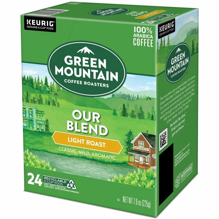 Green Mountain Coffee K-Cup Pods: Our Blend Light Roast - 24 Count Pack
