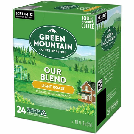 Green Mountain Coffee K-Cup Pods: Our Blend Light Roast - 24 Count Pack