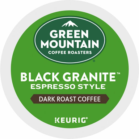 Green Mountain Coffee Roasters K-Cup Black Granite Espresso Style 24 / Box Dark for Keurig Brewer (GMT9530)