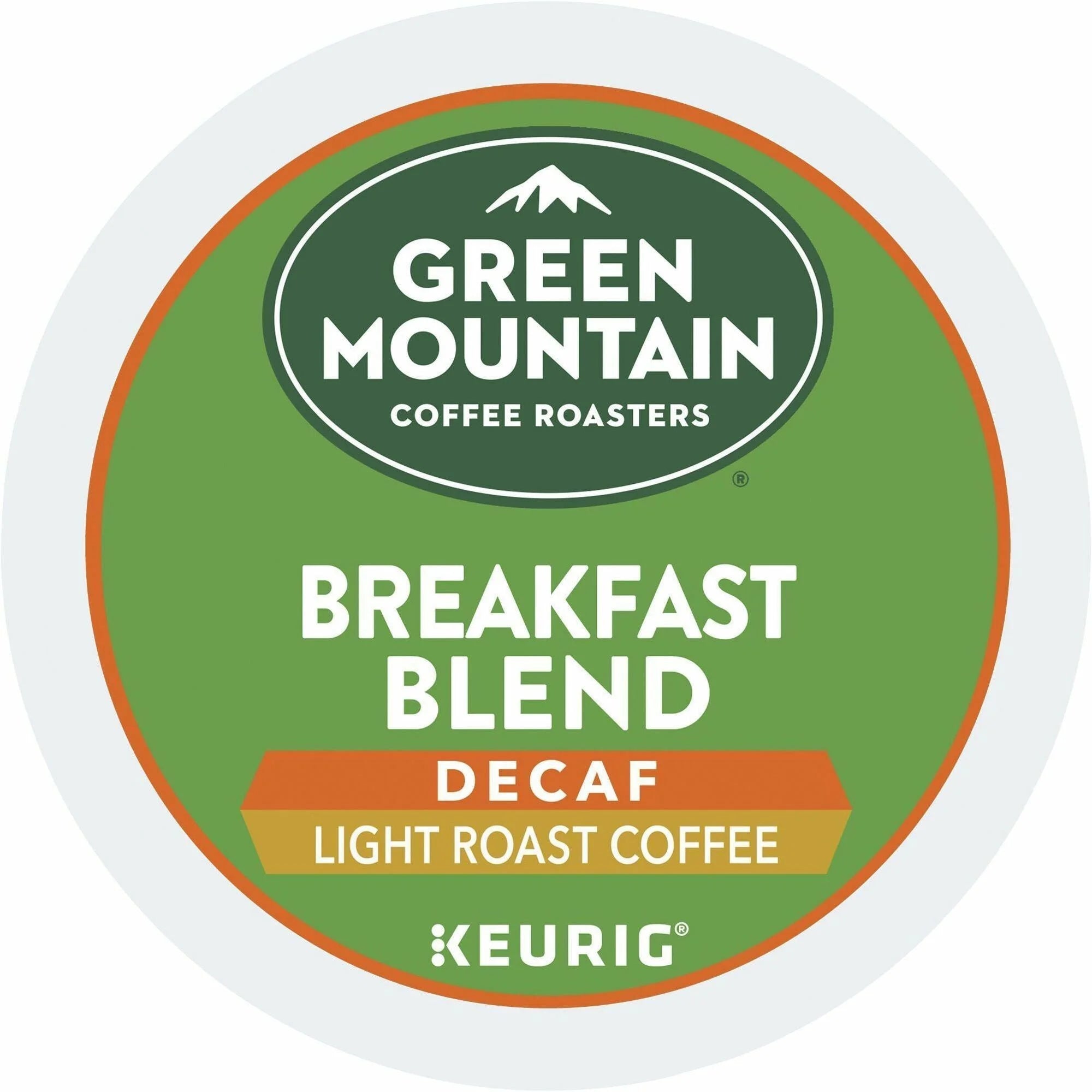 Green Mountain Coffee Roasters® Breakfast Blend Decaf K-Cups - Light/Mild Decaffeinated - 24/Box