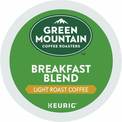 Green Mountain Coffee Roasters® Breakfast Blend K-Cups - Light Roast - 24/Box 4/Carton