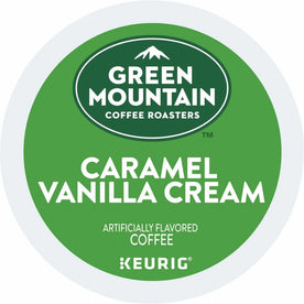 Green Mountain Coffee Roasters® K-Cup Caramel Vanilla Cream - Compatible with Keurig Brewer - Regular - Light