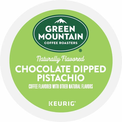 Green Mountain Coffee Roasters® Chocolate Dipped Pistachio K-Cup Pods - Smooth & Kosher