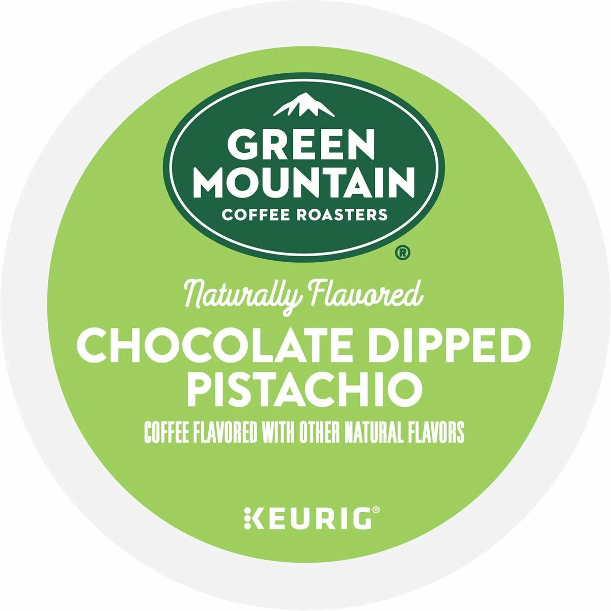 Green Mountain Coffee Roasters® Chocolate Dipped Pistachio K-Cup Pods - Smooth & Kosher