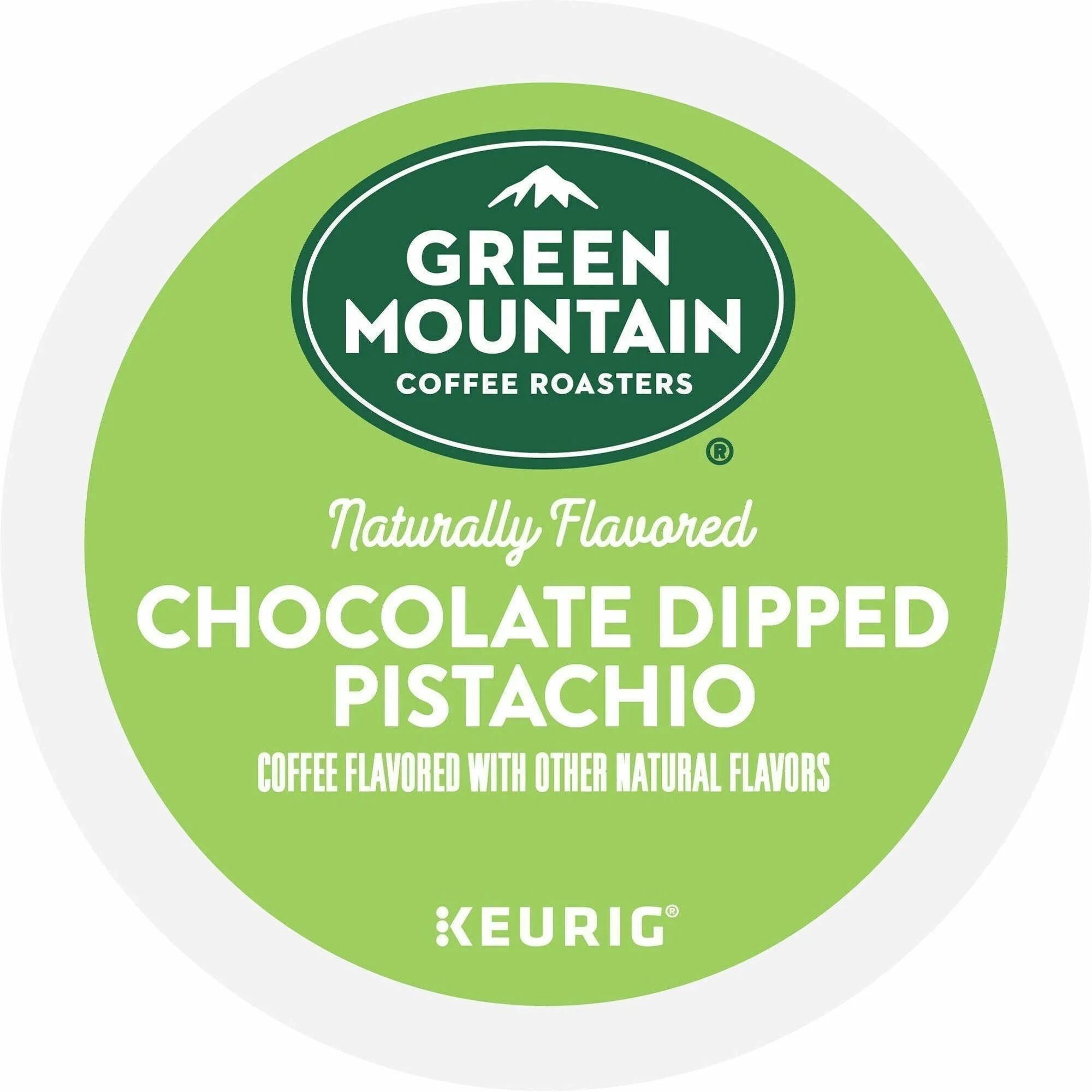 Green Mountain Coffee Roasters® Chocolate Dipped Pistachio K-Cup Pods - Smooth & Kosher