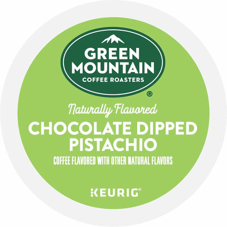 Green Mountain Coffee Roasters® Chocolate Dipped Pistachio K-Cup Pods - Smooth & Kosher