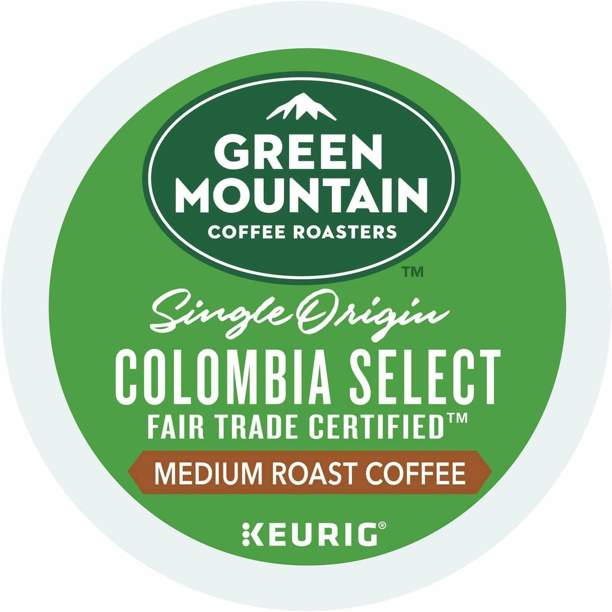 Green Mountain Coffee Roasters® Colombia Select K-Cup: Medium Regular - Fair Trade - 24/Box 4/Carton