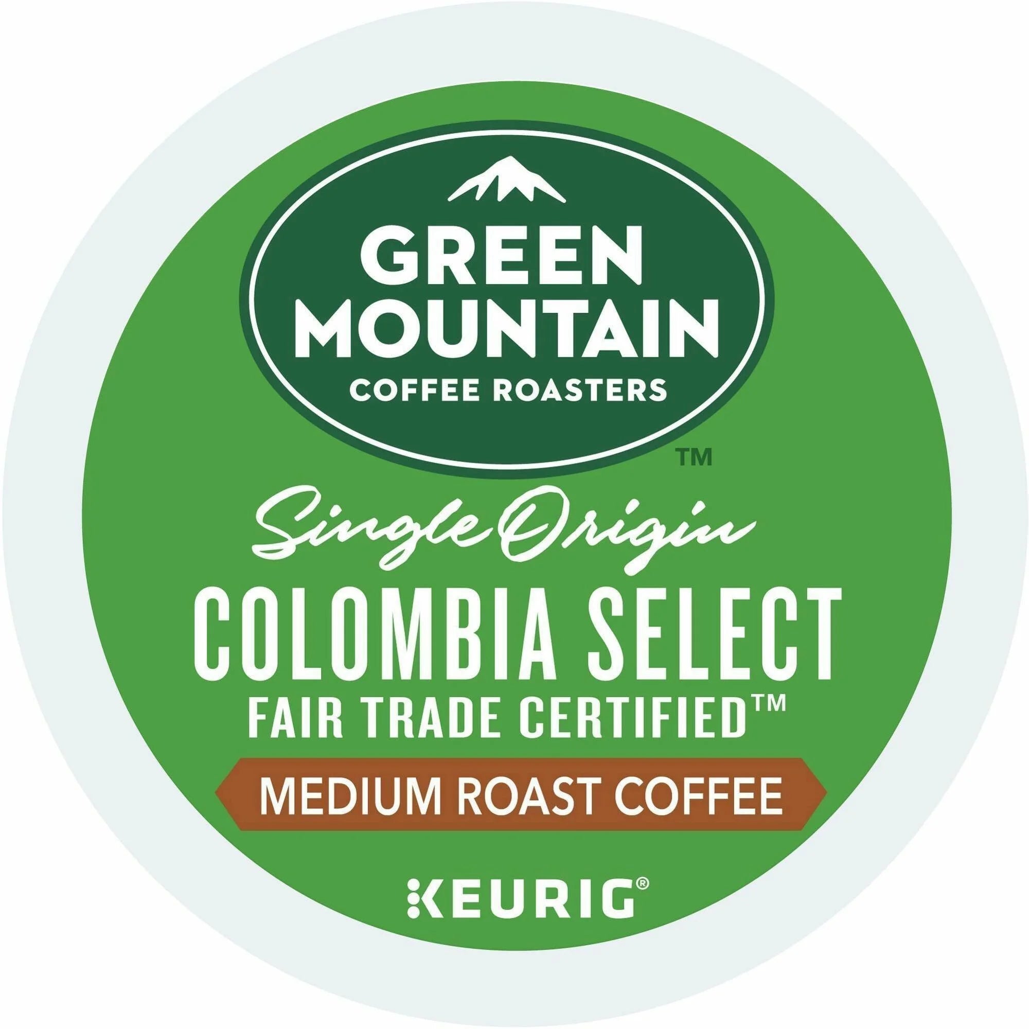 Green Mountain Coffee Roasters® Colombia Select K-Cup: Medium Regular - Fair Trade - 24/Box 4/Carton