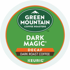 Green Mountain Coffee Roasters® K-Cup Dark Magic Decaf - Compatible with Keurig Brewer - Full/Extra Dark/Extra Bold