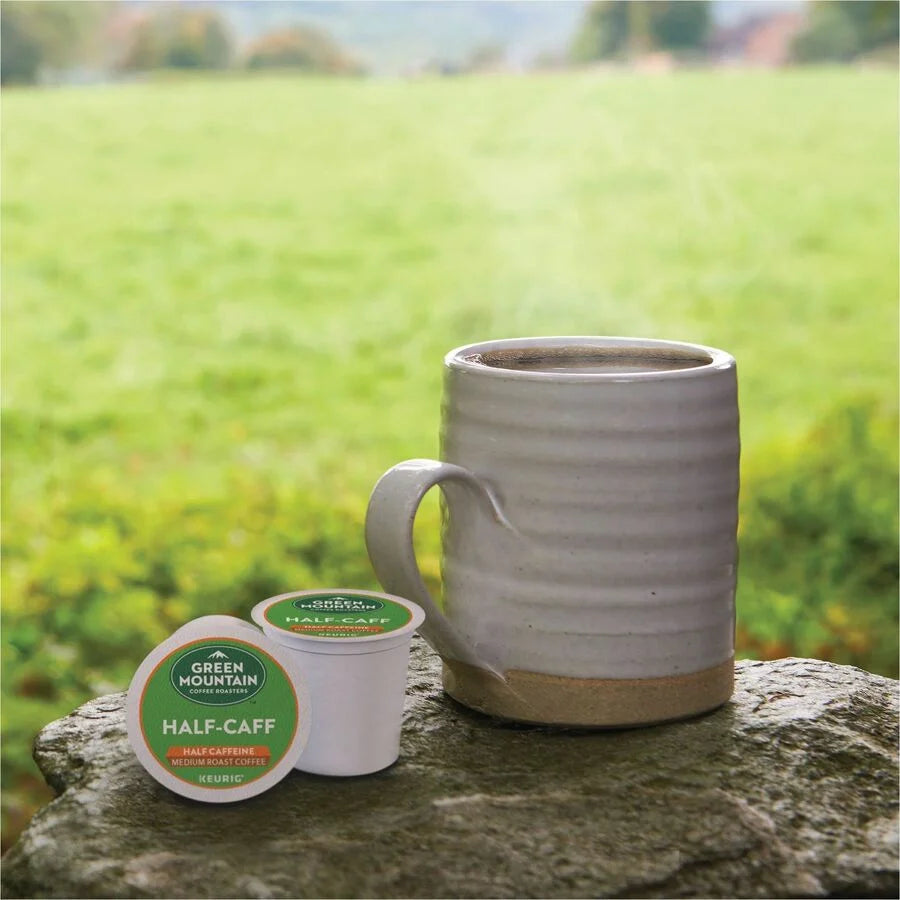 Green Mountain Coffee Roasters® Half-Caff K-Cup - Keurig Brewer Compatible - 24/Box