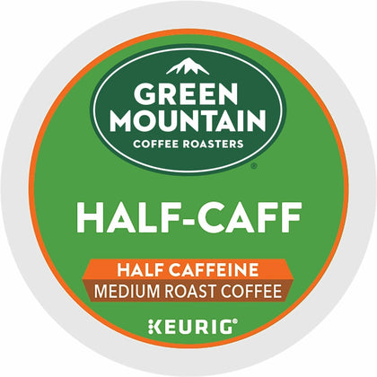 Green Mountain Coffee Roasters® Half-Caff K-Cup - Keurig Brewer Compatible - 24/Box