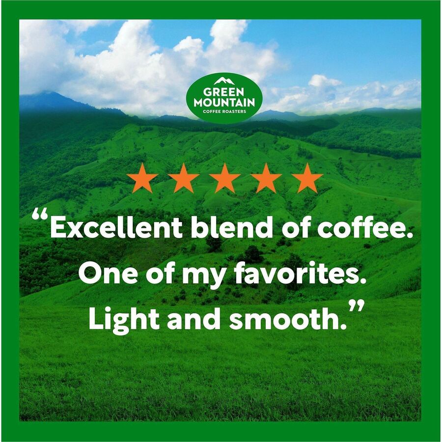 Green Mountain Coffee Roasters® K-Cup Breakfast Blend - Compatible with Keurig Brewer - Regular - Light