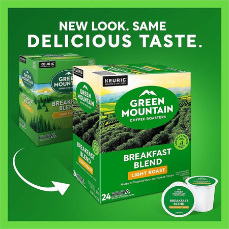 Green Mountain Coffee Roasters® K-Cup Breakfast Blend - Compatible with Keurig Brewer - Regular - Light