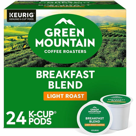 Green Mountain Coffee Roasters® K-Cup Breakfast Blend - Compatible with Keurig Brewer - Regular - Light