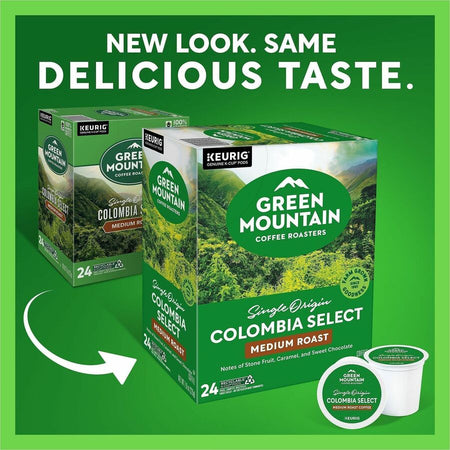 Green Mountain Coffee Roasters® K-Cup Colombia Select - Compatible with Keurig Brewer - Regular - Medium