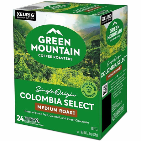 Green Mountain Coffee Roasters® K-Cup Colombia Select - Compatible with Keurig Brewer - Regular - Medium