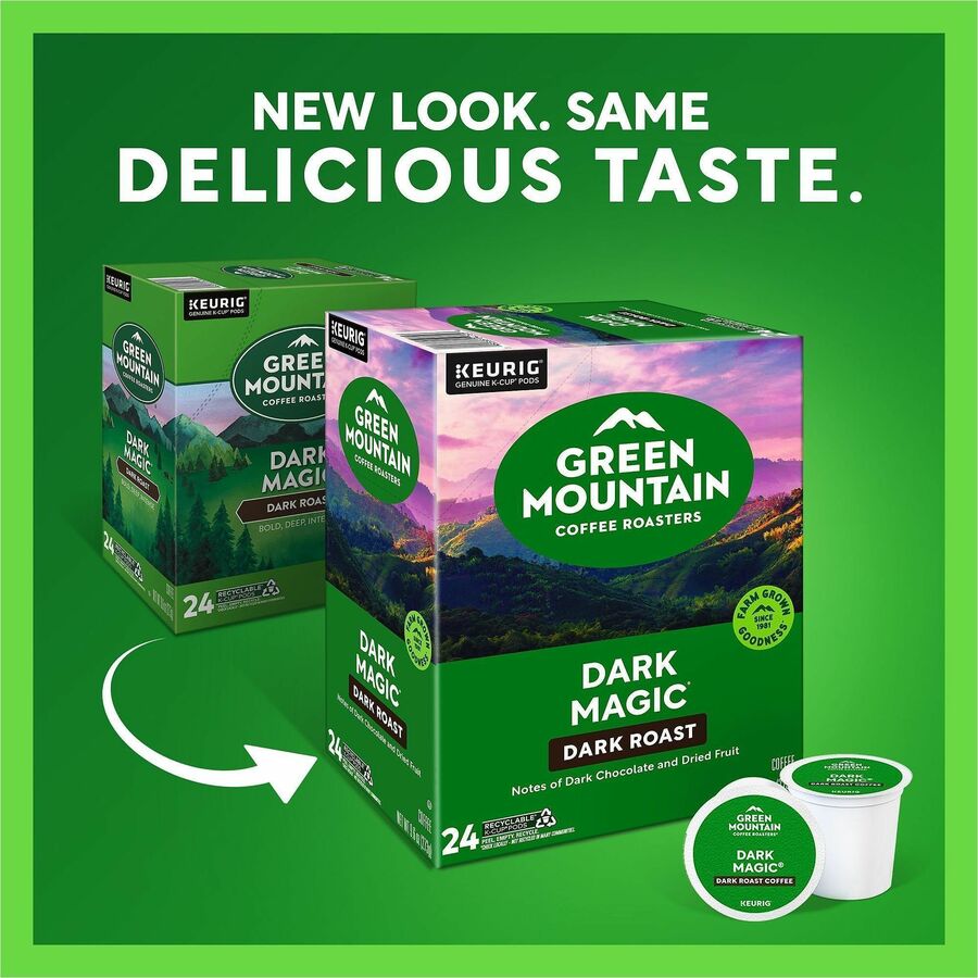 Green Mountain Coffee Roasters® K-Cup Dark Magic - Compatible with Keurig Brewer - Regular - 24 / Box