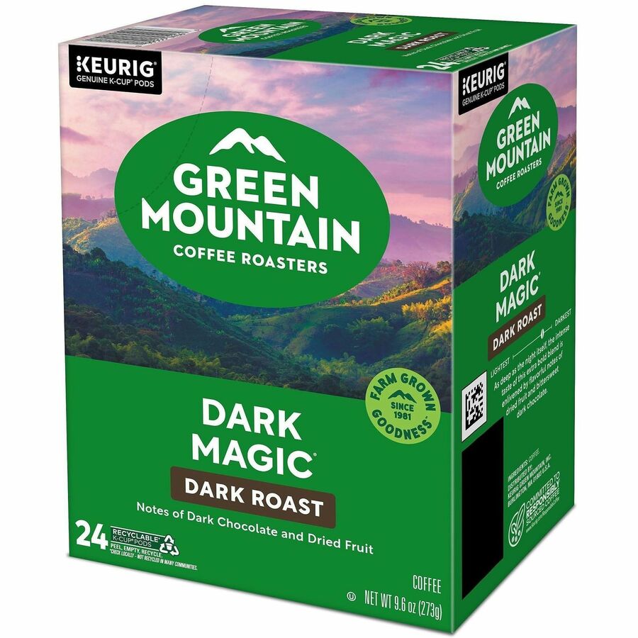 Green Mountain Coffee Roasters® K-Cup Dark Magic - Compatible with Keurig Brewer - Regular - 24 / Box
