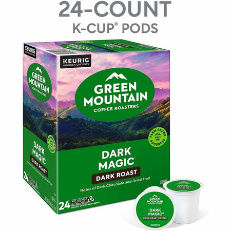 Green Mountain Coffee Roasters® K-Cup Dark Magic - Compatible with Keurig Brewer - Regular - 24 / Box