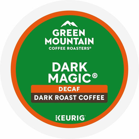 Green Mountain Coffee Roasters® K-Cup Dark Magic Decaf - Compatible with Keurig Brewer - Full/Extra Dark/Extra Bold