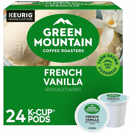 Green Mountain Coffee Roasters® K-Cup Pod French Vanilla Keurig Single-Serve pods Light Roast 24 Count