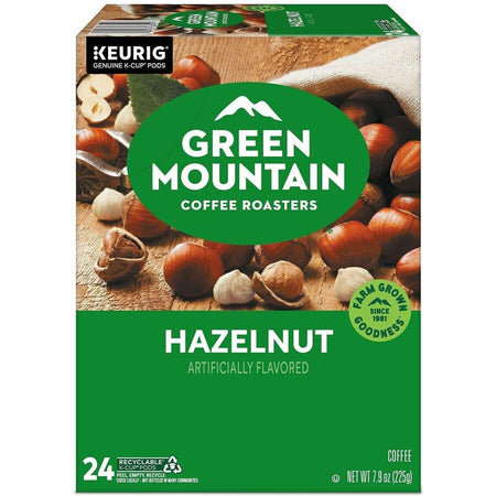 Green Mountain Coffee Roasters® K-Cup Pod Hazelnut Keurig Single-Serve pods Light Roast 24 Count