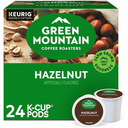 Green Mountain Coffee Roasters® K-Cup Pod Hazelnut Keurig Single-Serve pods Light Roast 24 Count