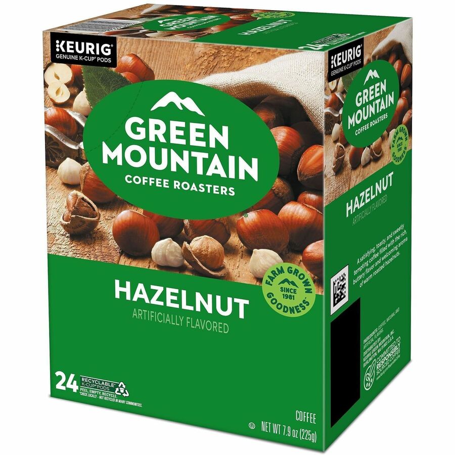 Green Mountain Coffee Roasters® K-Cup Pod Hazelnut Keurig Single-Serve pods Light Roast 24 Count