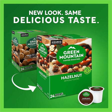 Green Mountain Coffee Roasters® K-Cup Pod Hazelnut Keurig Single-Serve pods Light Roast 24 Count