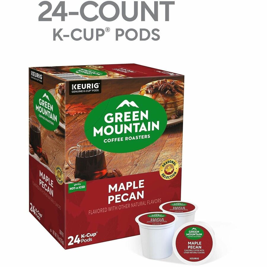 Green Mountain Coffee Roasters® K-Cup Pod Maple Pecan Coffee,Keurig Pods Light Roast 24 Count