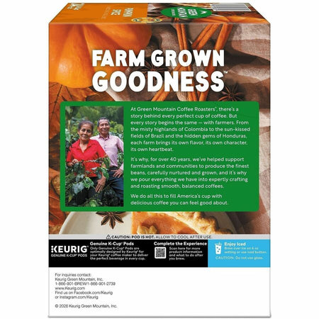 Green Mountain Coffee Roasters® K-Cup Pod Pumpkin Spice Keurig Single-Serve Pods Light Roast 24 Count