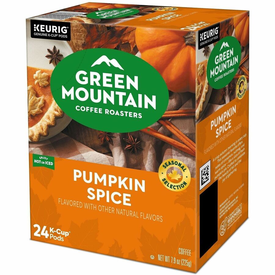 Green Mountain Coffee Roasters® K-Cup Pod Pumpkin Spice Keurig Single-Serve Pods Light Roast 24 Count