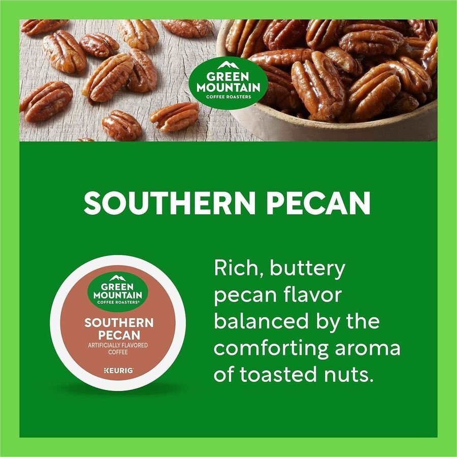 Green Mountain Coffee Roasters® K-Cup Pod Southern Pecan Keurig Single-Serve pods Light Roast 24 Count